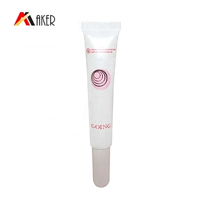 Wholesale private label custom empty lip gloss containers cosmetic tube packaging with brush