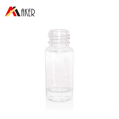 Low MOQ 5ml clear glass roll on bottle for essential oil and perfume