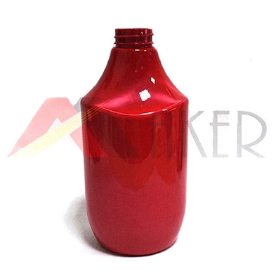 Custom High Capacity 750ml Red Color PET Plastic Refillable Shampoo Bottles with Pump