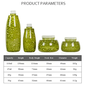 custom luxury skin care packaging personal care glass bottle jar cosmetic lotion cream jar and bottle