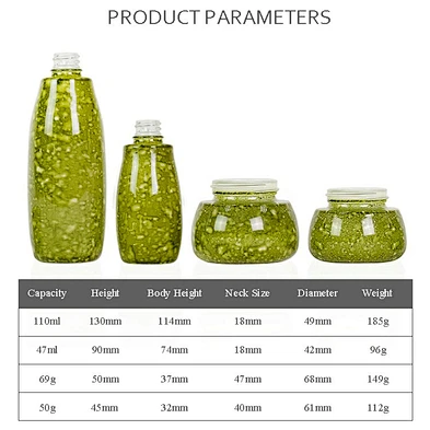 custom luxury skin care packaging personal care glass bottle jar cosmetic lotion cream jar and bottle