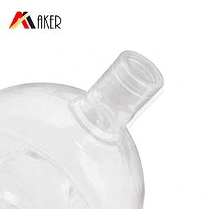 China factory 700ml special shape clear xo brandy glass wine bottle with aluminum covered cork