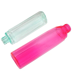 heart shaped semi transparent 100ml 200ml plastic pet shower gel baby shampoo bath body lotion bottle