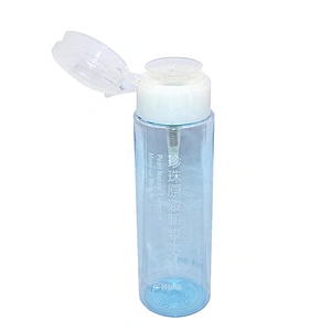 Wholesale Semi-transparent Facial Toner Bottle 180ml PET Plastic Bottle For Makeup Remover