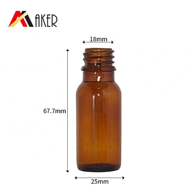 Factory directly sale 15ml glass amber essential oil bottle manufacturer