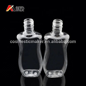 Custom 120ml 4 oz PET Transparent Color Square Lotion Bottle with Screw Cap