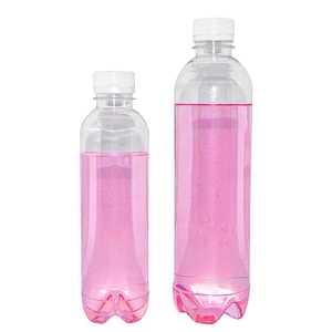 empty 250ml 300ml 350ml 500ml clear disposable plastic pet bpa free mineral water beverage juice bottle
