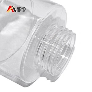 Wholesale empty clear round 250ml PET plastic cosmetic lotion facial toner bottle with flip top lid
