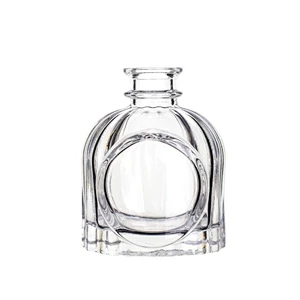 Maker Brand Manufacturer New Design Fashion Modern Transparent Empty Luxury Aromatherapy Clear Reed Glass Diffuser Bottle