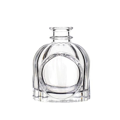 Maker Brand Manufacturer New Design Fashion Modern Transparent Empty Luxury Aromatherapy Clear Reed Glass Diffuser Bottle