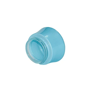 luxury 50ml cosmetic glass jar custom personal care pacakging cosmetics printing glass jar