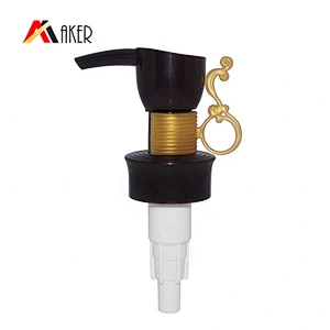 Nice design wholesale price empty red HDPE plastic shampoo bottle 500ml with pump dispenser