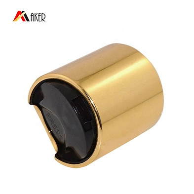 Aluminum Screw Disc Top Cap for Bottle Wholesale 28/410 Gold Bottle Sealing,bottles Gold Aluminum or Customized Colors Carton