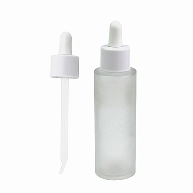 empty serum glass bottle personal care packaging message oil dropper essential serum bottle cosmetic