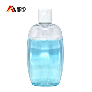 150ml wholesale clear cosmetic plastic PET baby shampoo bottle with screw cap