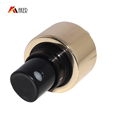 24/410 Plastic Spray Bottle Fine Mist Sprayer with Luxury Gold Aluminum Covered