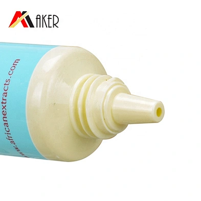 New arrival empty 15ml LDPE plastic cosmetic eye cream squeeze tube packaging with white plastic screw cap