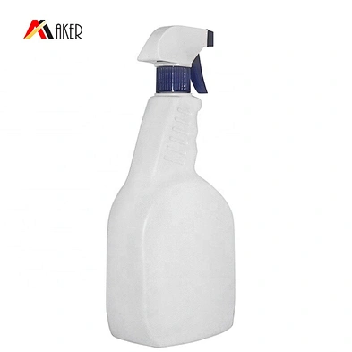 Factory supply wholesale price empty white 1000ml plastic HDPE trigger spray bottle