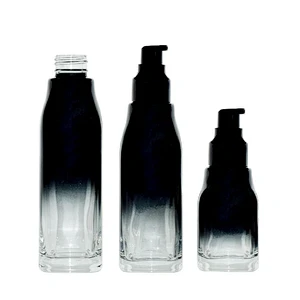 custom luxury 4oz 100ml personal care packaging cosmetic lotion cream skin care glass face cream bottle