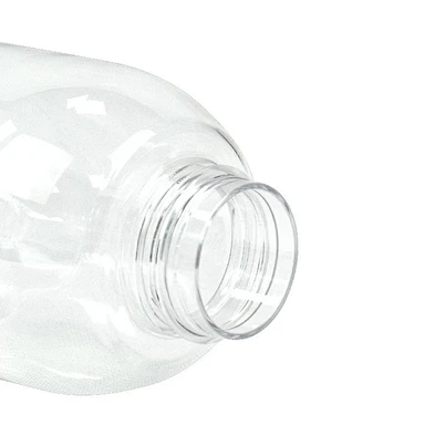 in stock 500ml white transparent foam bottle clear shampoo shower gel pet plastic bottle