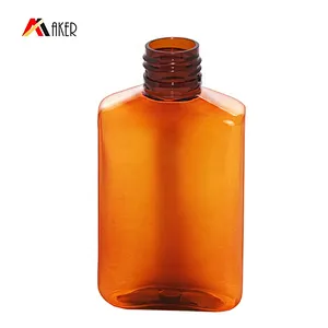 amber disc top cap shampoo bottle showel gel bottle lotion conditioner hair care packaging