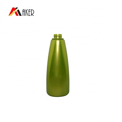 Wholesale green oval 100ml 400ml 500ml 800ml cosmetic empty HDPE plastic shampoo bottles set