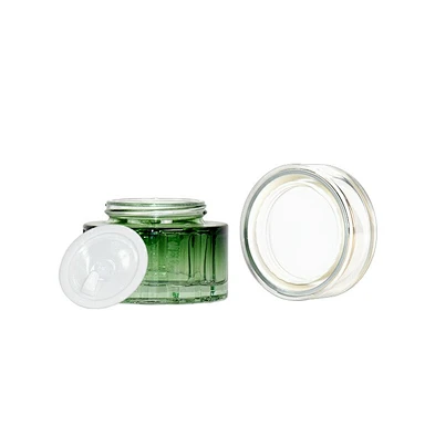 New Design Low MOQ Customize  Lotion Bottle Frosted Cosmetic Packaging Set  Body Face Glass Cream for Skin Care