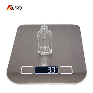 Wholesale factory clear 10ml octagonal essential oil glass bottle with gold aluminum covered screw cap