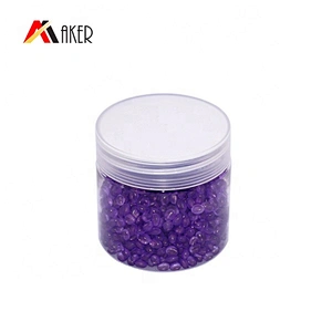 Empty transparent 50ml wide mouth plastic PET cream jar cosmetic container with screw top lid