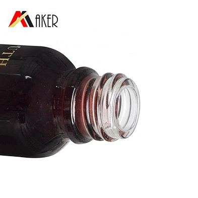 Wholesale price customized design amber empty 15ml essential oil glass dropper bottle with silk screen printing