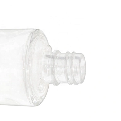 Luxury clear 100ml square cosmetic crystal glass serum oil bottle with electroplated press dropper