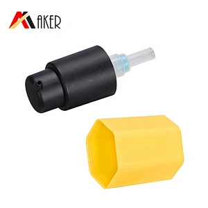 2020 Wholesale price yellow empty unique design HDPE 150 ml lotion bottle with cream pump