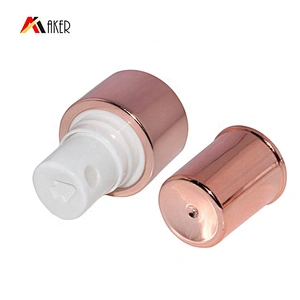 Factory Price High Quality Cosmetic Bottle Pump Fine Mist Sprayer 24/410 Rose Gold Plastic Standard Carton Non Spill 10000pcs