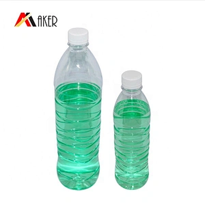 Wholesale 500ml 1000ml PET plastic beverage bottle water bottle with tamper proof screw cap