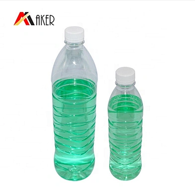 Wholesale 500ml 1000ml PET plastic beverage bottle water bottle with tamper proof screw cap