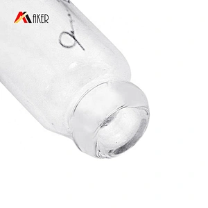 Custom 2ml clear empty mini perfume tester glass vial bottle packaging with plastic pipe cap