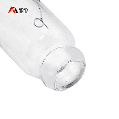 Custom 2ml clear empty mini perfume tester glass vial bottle packaging with plastic pipe cap