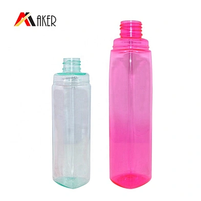 Factory price 100ml 200ml semi-transparent PET plastic body lotion bottle with pump