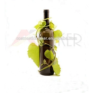 Wholesale empty 500ml green round red wine glass bottle with cork