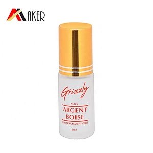 Fashion design 5ml empty frosted deodorant perfume glass roll on bottle with glass roller ball and screw cap
