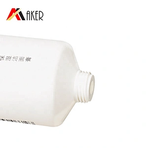 Concise design 120ml pure white LDPE plastic cosmetic hand cream tube body cream tube packaging with plastic flip top cap