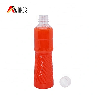 Empty Clear 500ml Disposable PET Plastic Luxury Mineral Water Bottle with Plastic Tamper Proof Screw Cap