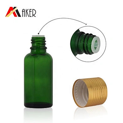 Factory price high quality 18mm gold aluminum covered screw cap with retarder