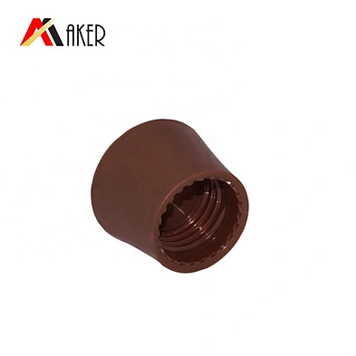 24/410 PP frosted brown plastic disc cap disc top cap for cosmetic bottle