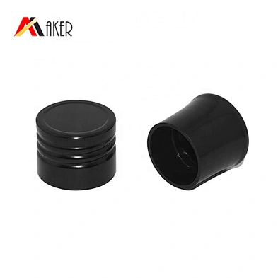 50ml 150ml 200ml PET plastic cosmetic lotion facial toner bottle packaging with black aluminum/plastic screw cap