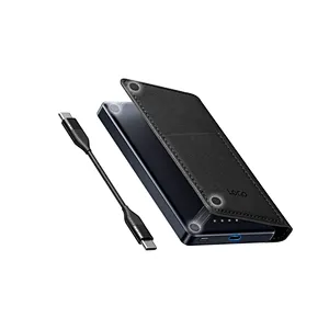Brand New Patent Product 5000mAh  RFID Portable Slim Multi-function Wallet Power Bank With Magnetic Cable
