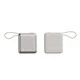Compact 10000mAh PD20W Built in Dual Charging Cable Mini Mobile Battery LED Display Power Bank