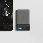 5000mAh  TFT 20W Magnetic Wireless Power Bank with Stand, Fast Charging Battery Pack with Magnetic Attachment for Smart Phones
