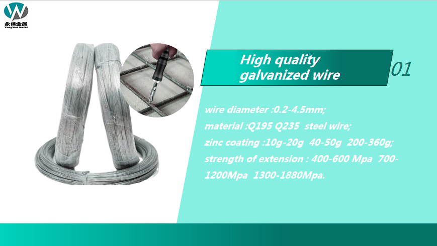 Electro galvanized steel wire price galvanized iron wire factory