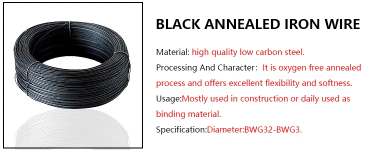 16 gauge black annealed wire soft wire
